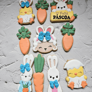 Curso Biscoitos Decorados para Páscoa 15/02/25 9h às 12h30